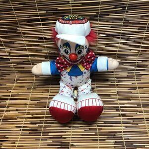 Vintage Ringling Bros Barnum and Bailey Circus Plush Clown Doll Stuffed Toy